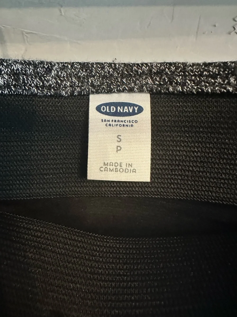 Old‎ Navy Heathered Gray Knit Midi Pull On Skirt size S